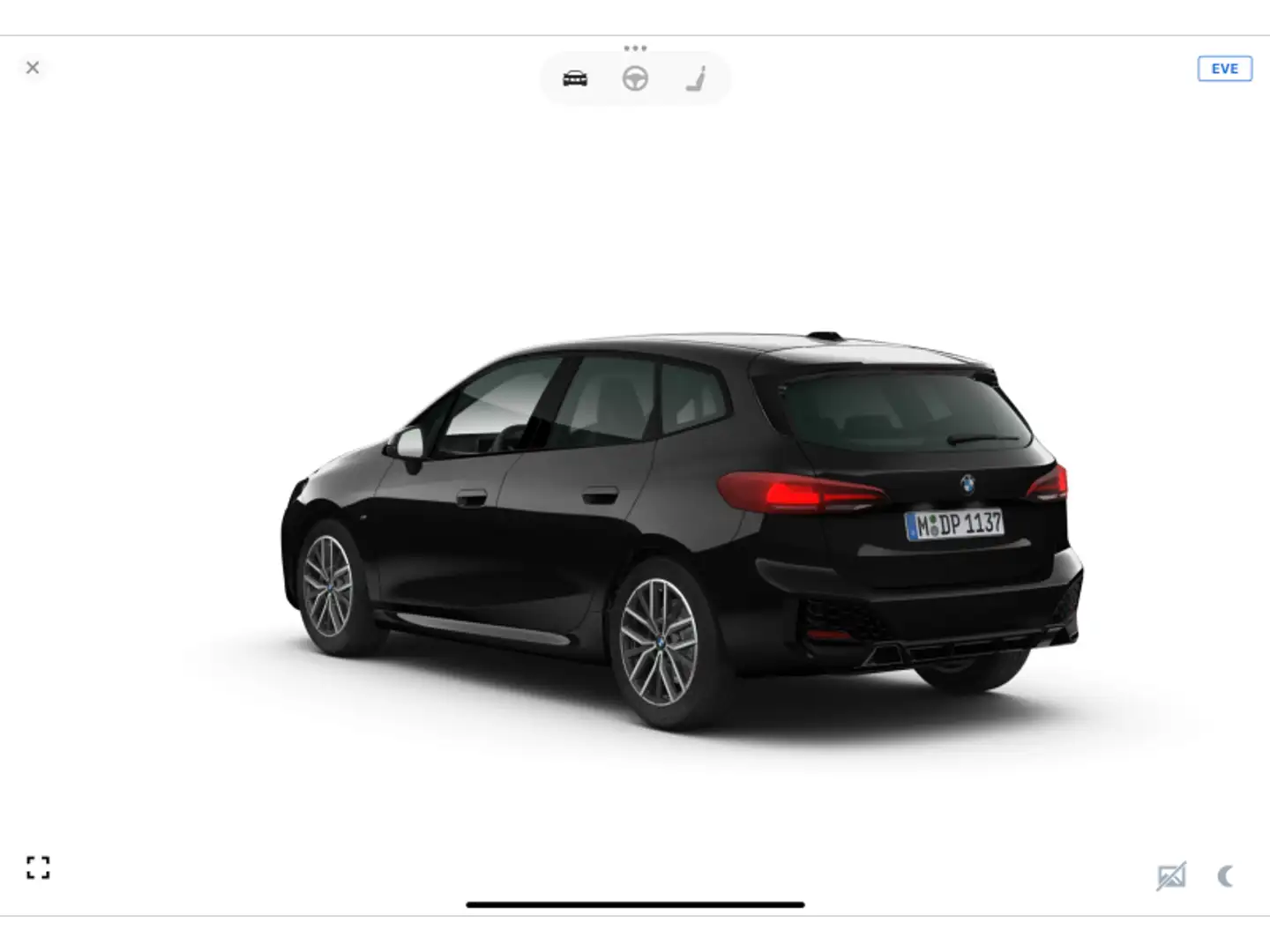 BMW 218 Active Tourer Zwart - 2