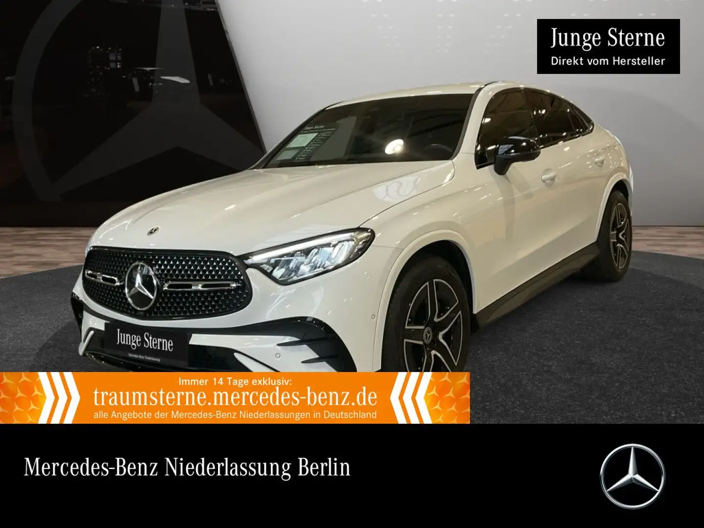 Mercedes-Benz GLC 200 4M AMG+NIGHT+LED+STHZG+KAMERA+TOTW+KEYLESS Weiß - 1