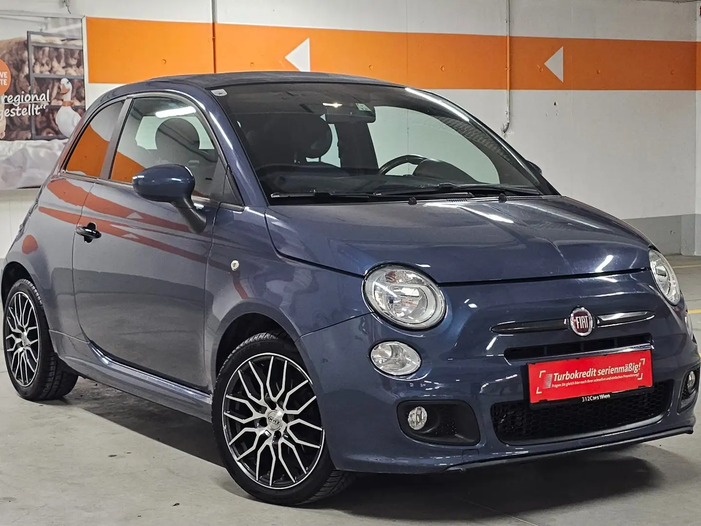 Fiat 500C 0,9 TwinAir Turbo 500S ** Kredit möglich ** Синій - 2