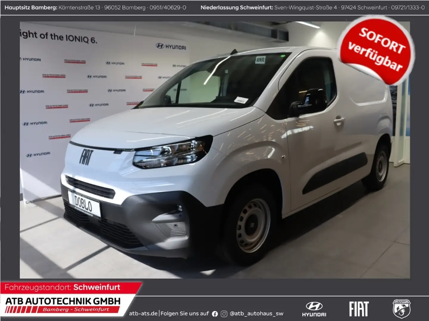 Fiat Doblo L1 Kastenwagen 1.5 BlueHDi M/T Techno Paket Weiß - 1