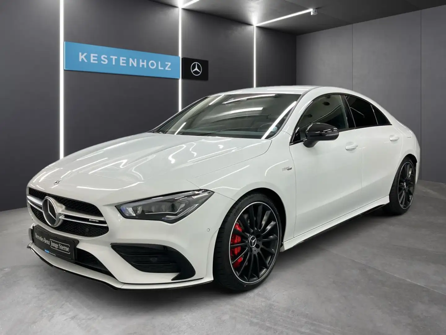 Mercedes-Benz CLA 35 AMG Cp. 4M AeroPak Perf-Sitze Multibeam PTS Weiß - 2