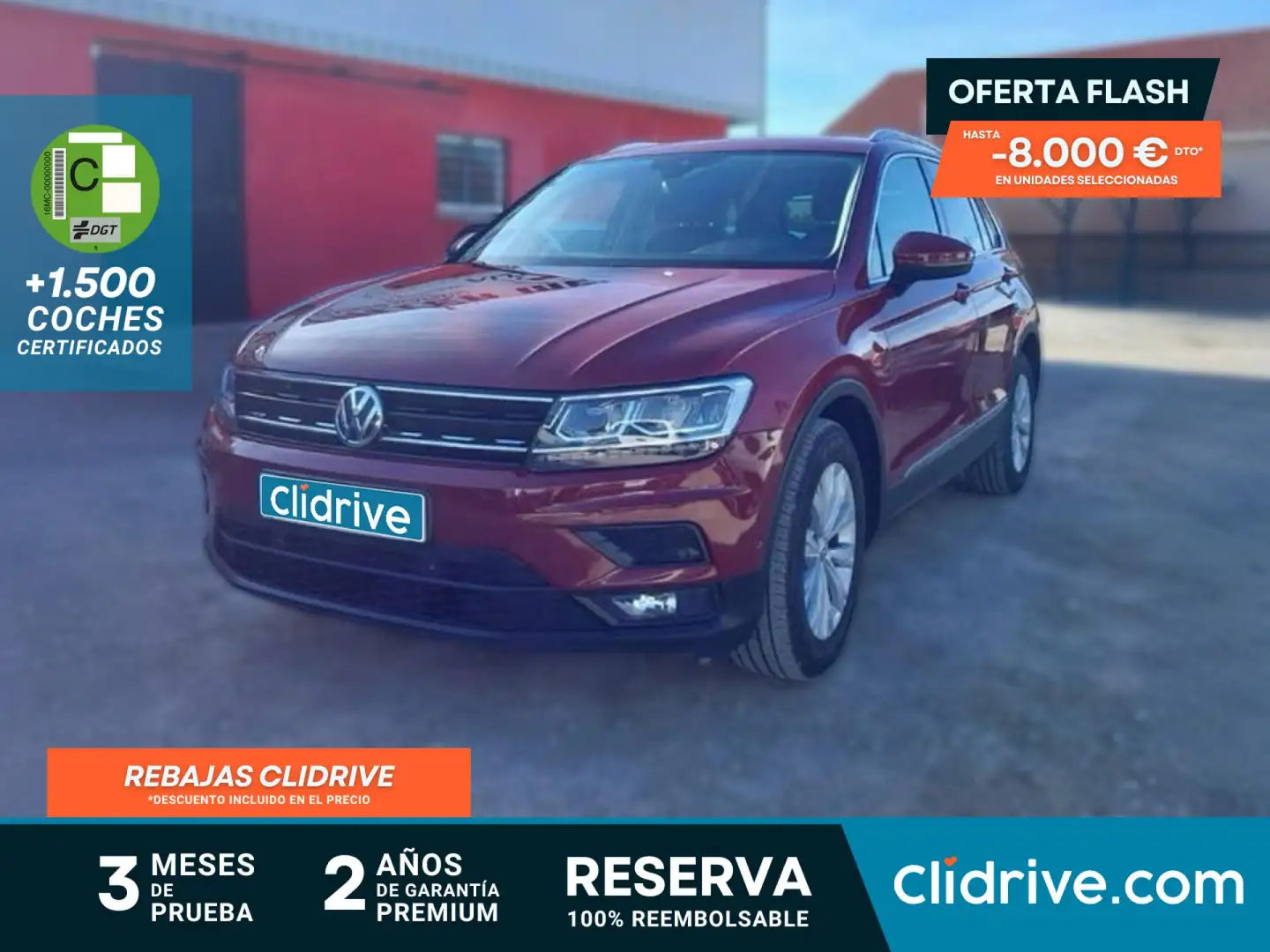 Volkswagen Tiguan 2.0TDI Advance DSG 110kW Rojo - 1