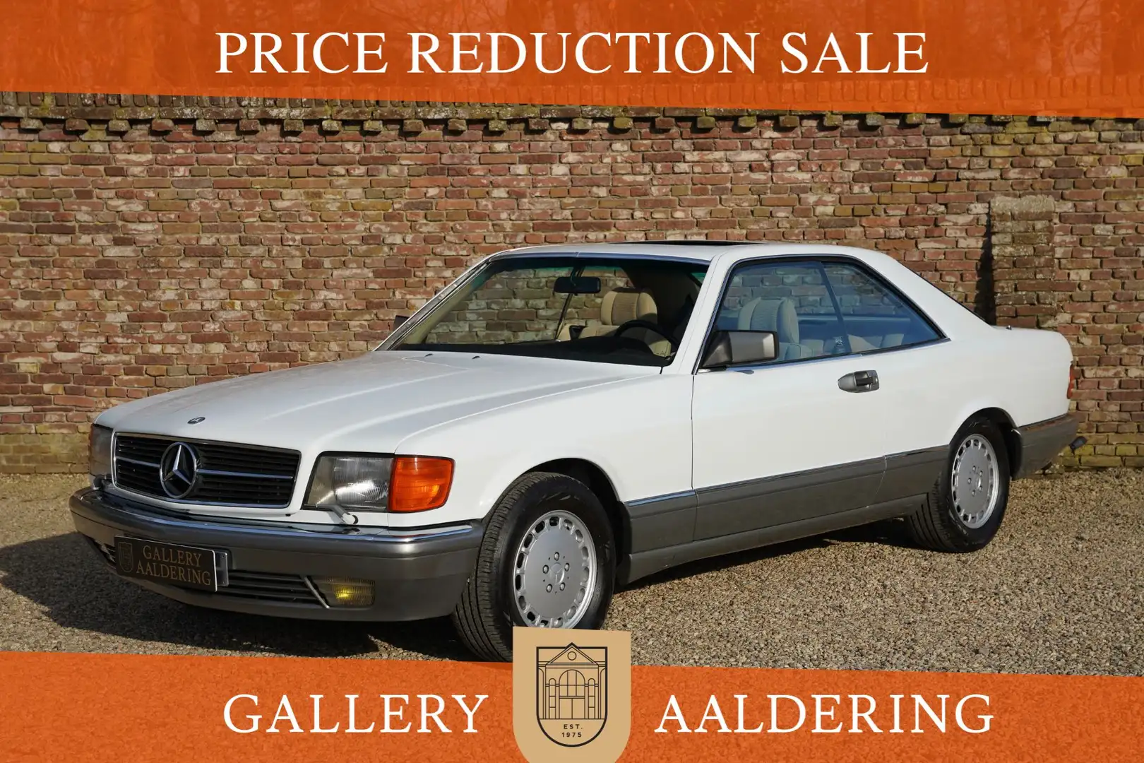 Mercedes-Benz 560 SEC "77.000 kms" PRICE REDUCTION! In stunning cond Weiß - 1