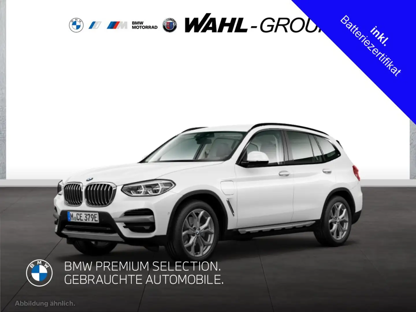 BMW X3 xDrive30e xLine AHK HeadUp Sport Adapt LED Navi SH Blanco - 1