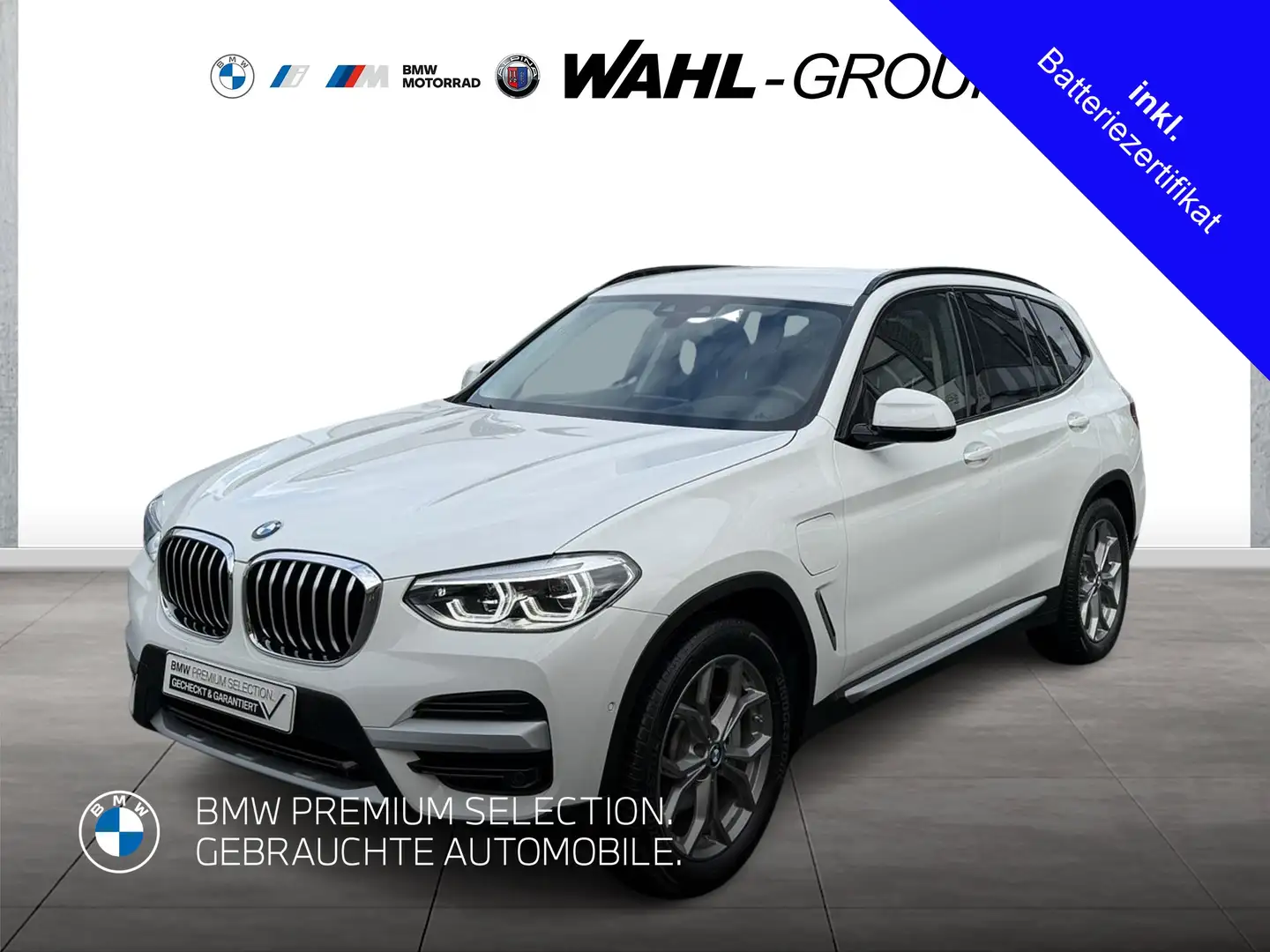 BMW X3 xDrive30e xLine AHK HeadUp Sport Adapt LED Navi SH Blanc - 1