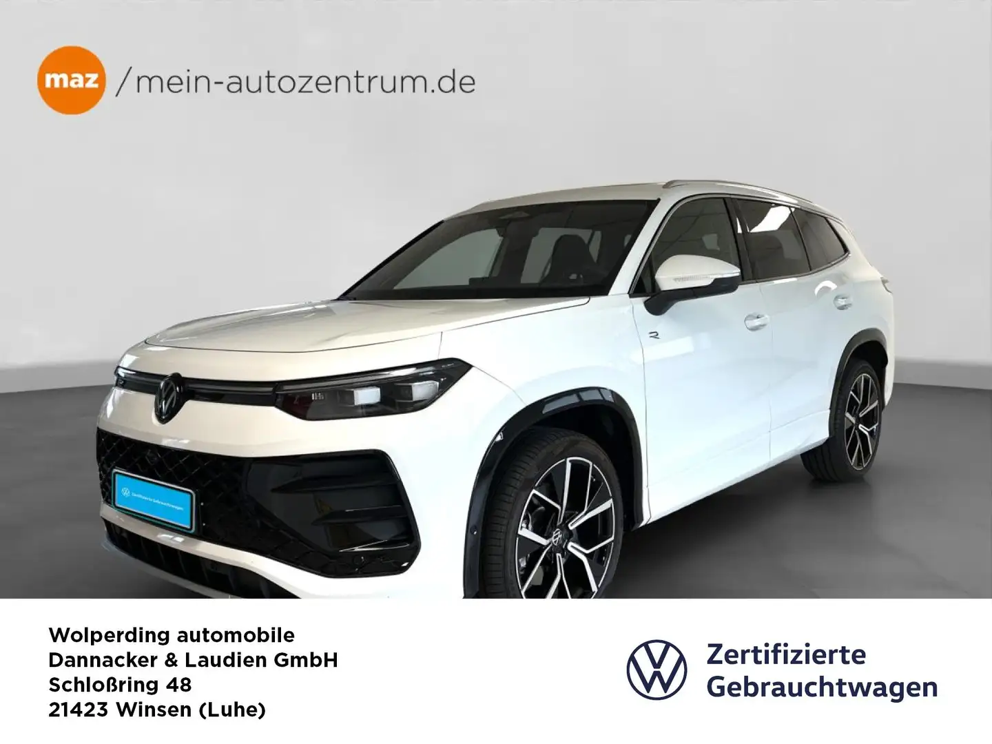 Volkswagen Tayron 2.0 TDI DSG R Line Standheizung Matrix AHK Weiß - 1
