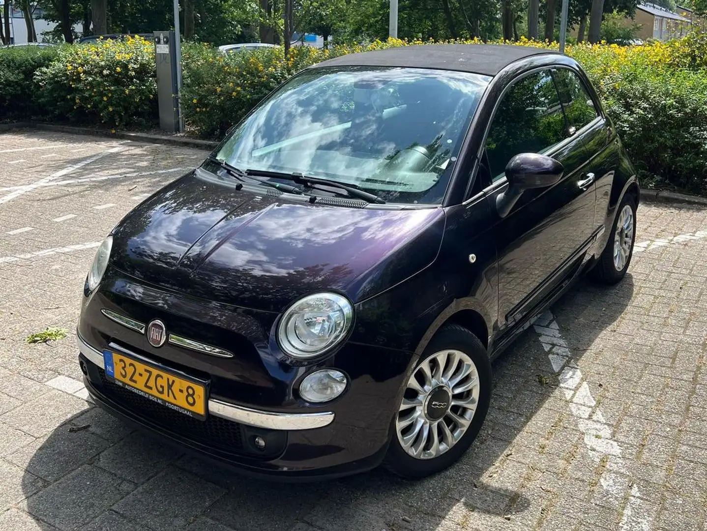 Fiat 500 500 0.9 TwinAir Lounge Paars - 2