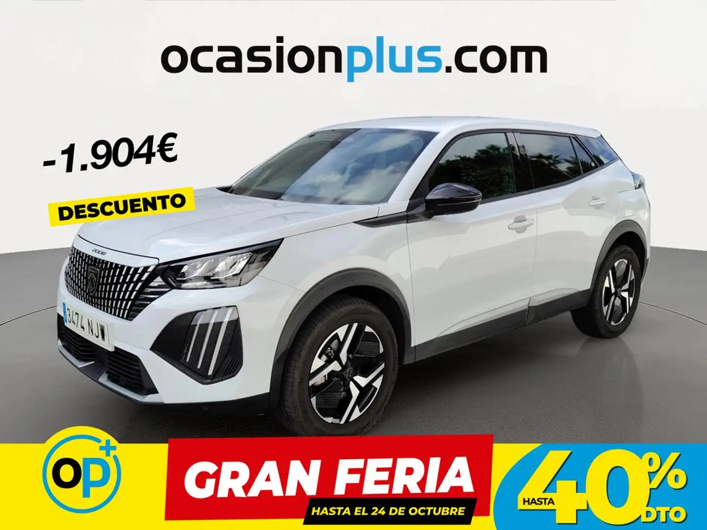 Peugeot 2008 Hybrid Allure eDCS6 145 Blanco - 1