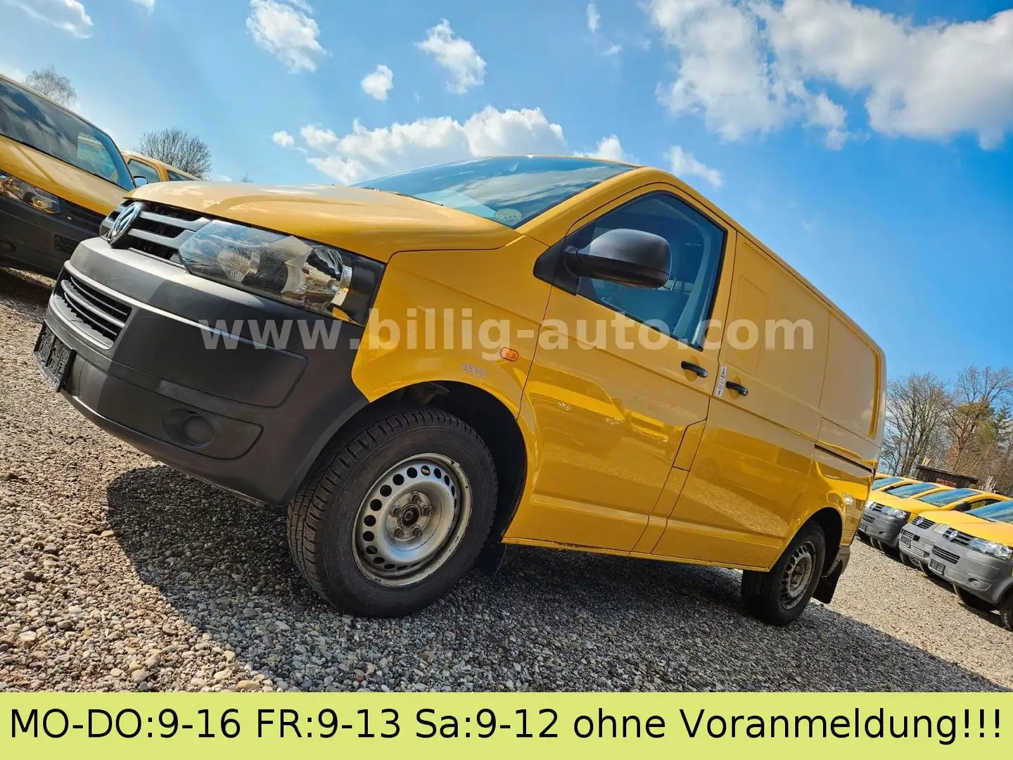 Volkswagen T5 Transporter 2.0TDI EU5*2xSchiebetüre*Facelift Gelb - 2