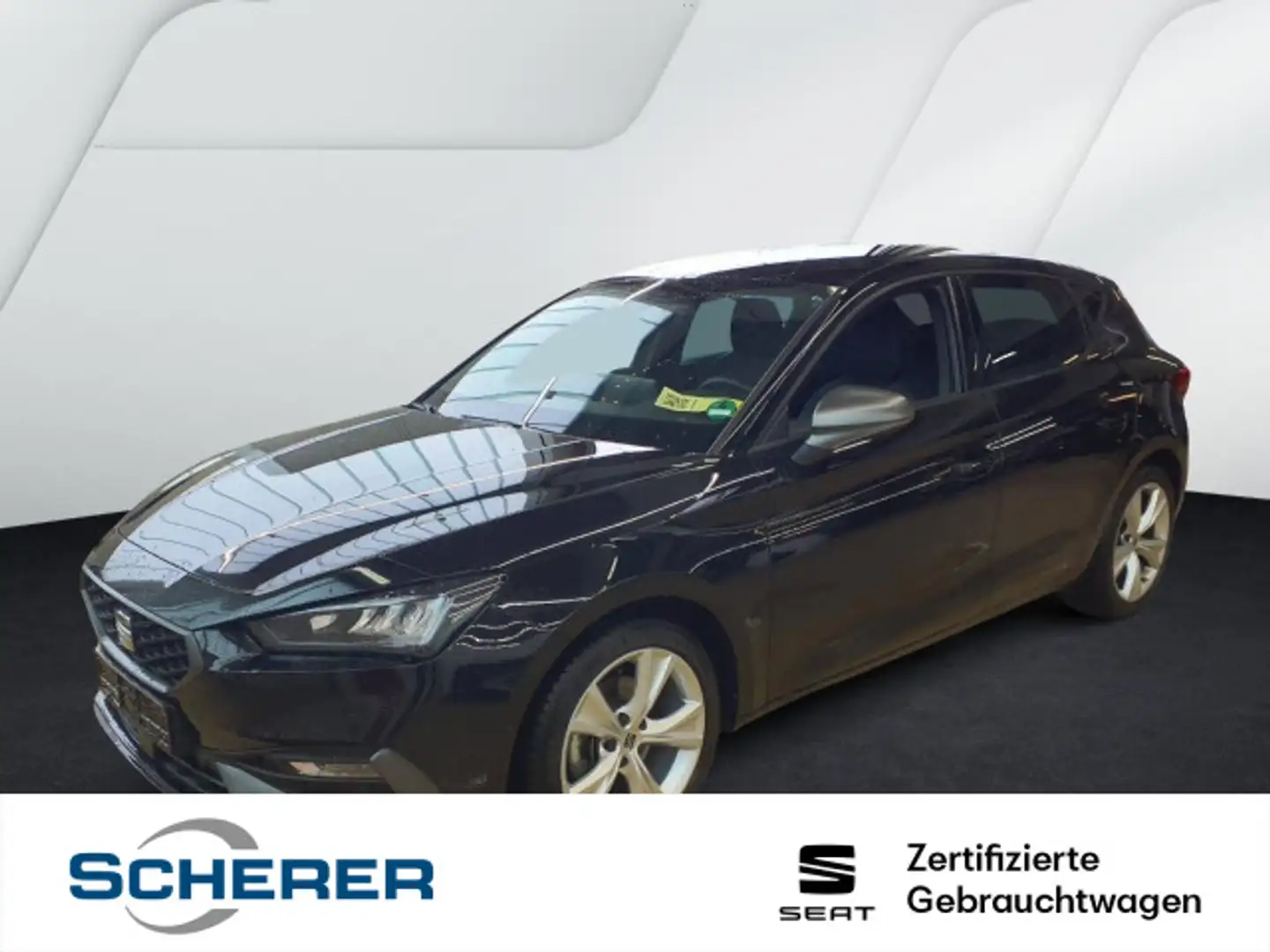 SEAT Leon 2.0 TDI FR Keyless, RFK, ACC, Navi Schwarz - 1