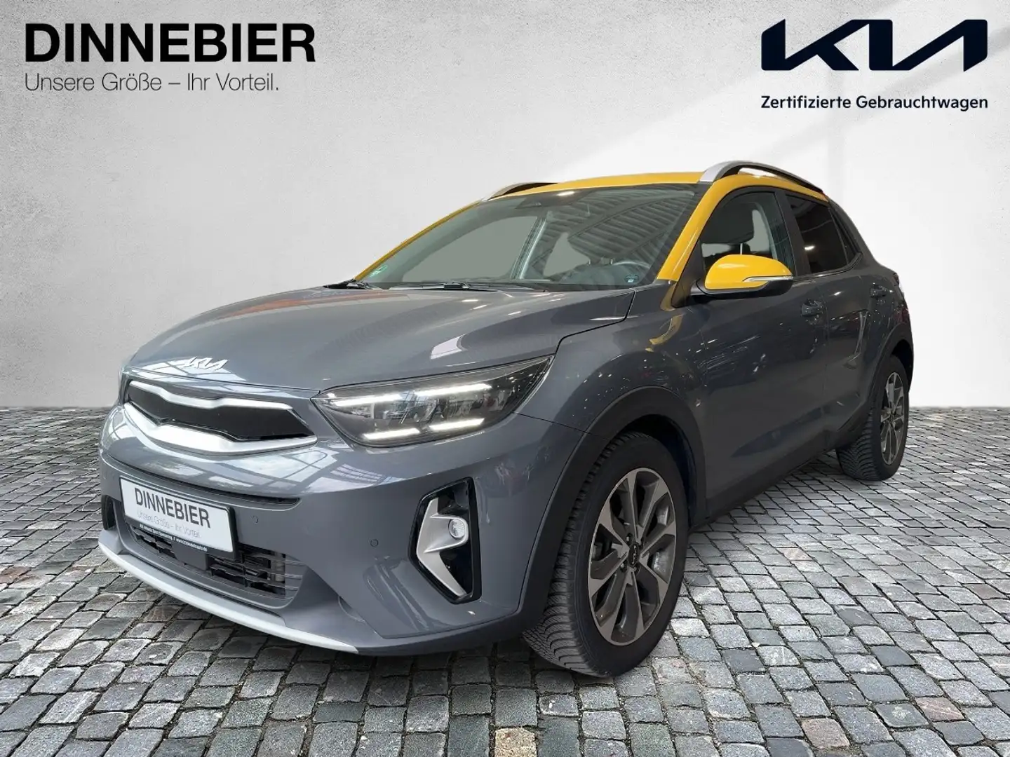 Kia Stonic Spirit Automatik+LED+Navi+Kamera+SHZ Серый - 2