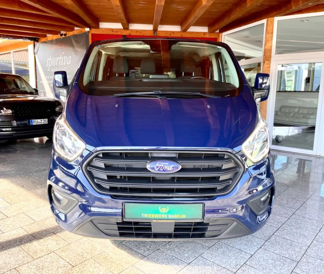 Ford Tourneo Custom Kombi L2 DAB 9 Sitze Klima Bleu - 2
