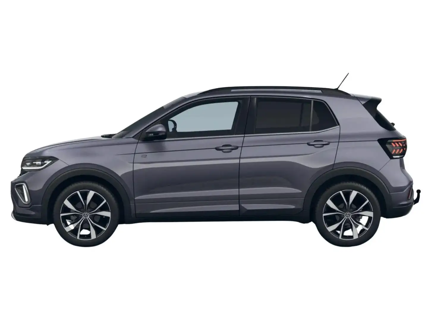 Volkswagen T-Cross R-Line 115PS DSG AHK+IQ.Light+Keyless+Alu18+Kam... Grau - 2