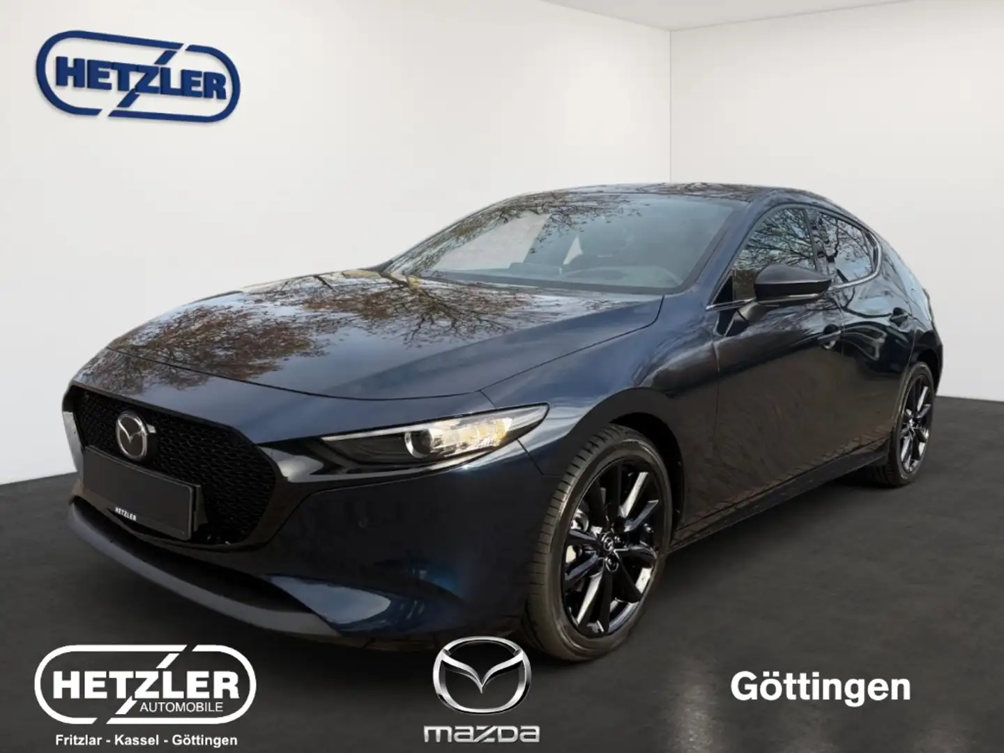 Mazda 3 Homura HUD Navi LED ACC Apple CarPlay Android Auto Blauw - 1