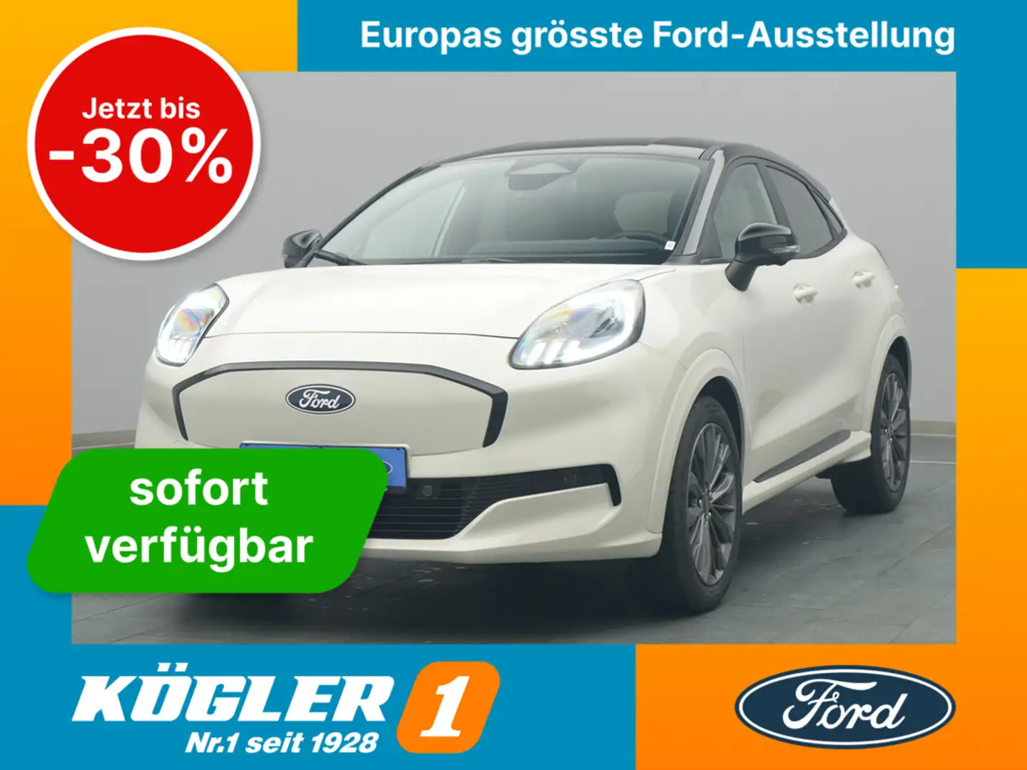 Ford Puma Gen-E Sound Edition 168PS/Navi/PDC -17%* Weiß - 1