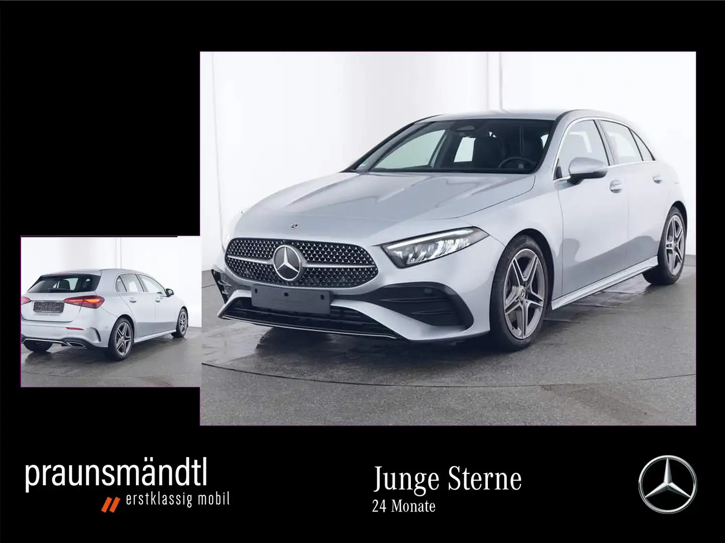 Mercedes-Benz A 220 d AMG Advanced LED/AHK/Kamera/MBUX Premium Silber - 1