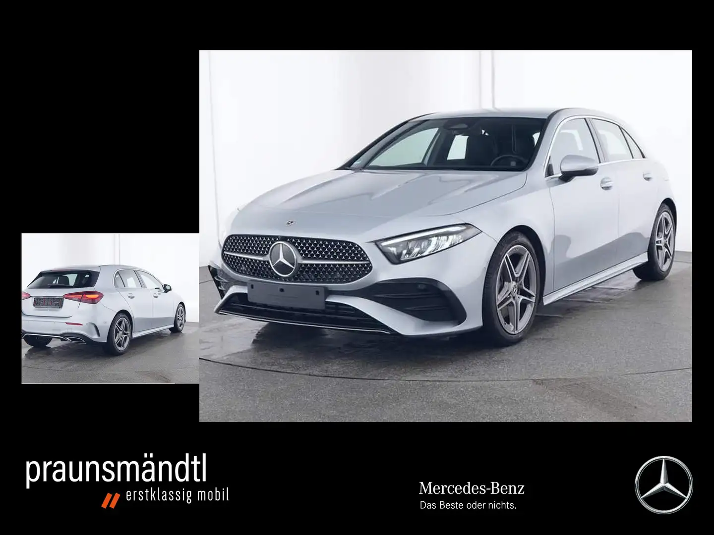 Mercedes-Benz A 220 d AMG Advanced LED/AHK/Kamera/MBUX Premium Silber - 1