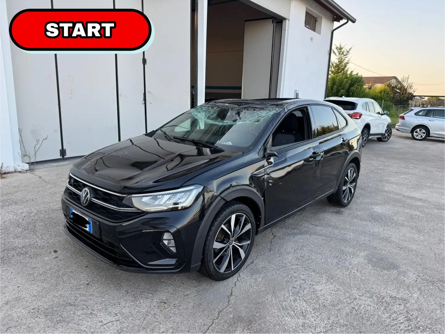 Volkswagen Taigo 1.0 tsi R-Line 110cv START - TETTO - INCIDENTATA Noir - 1