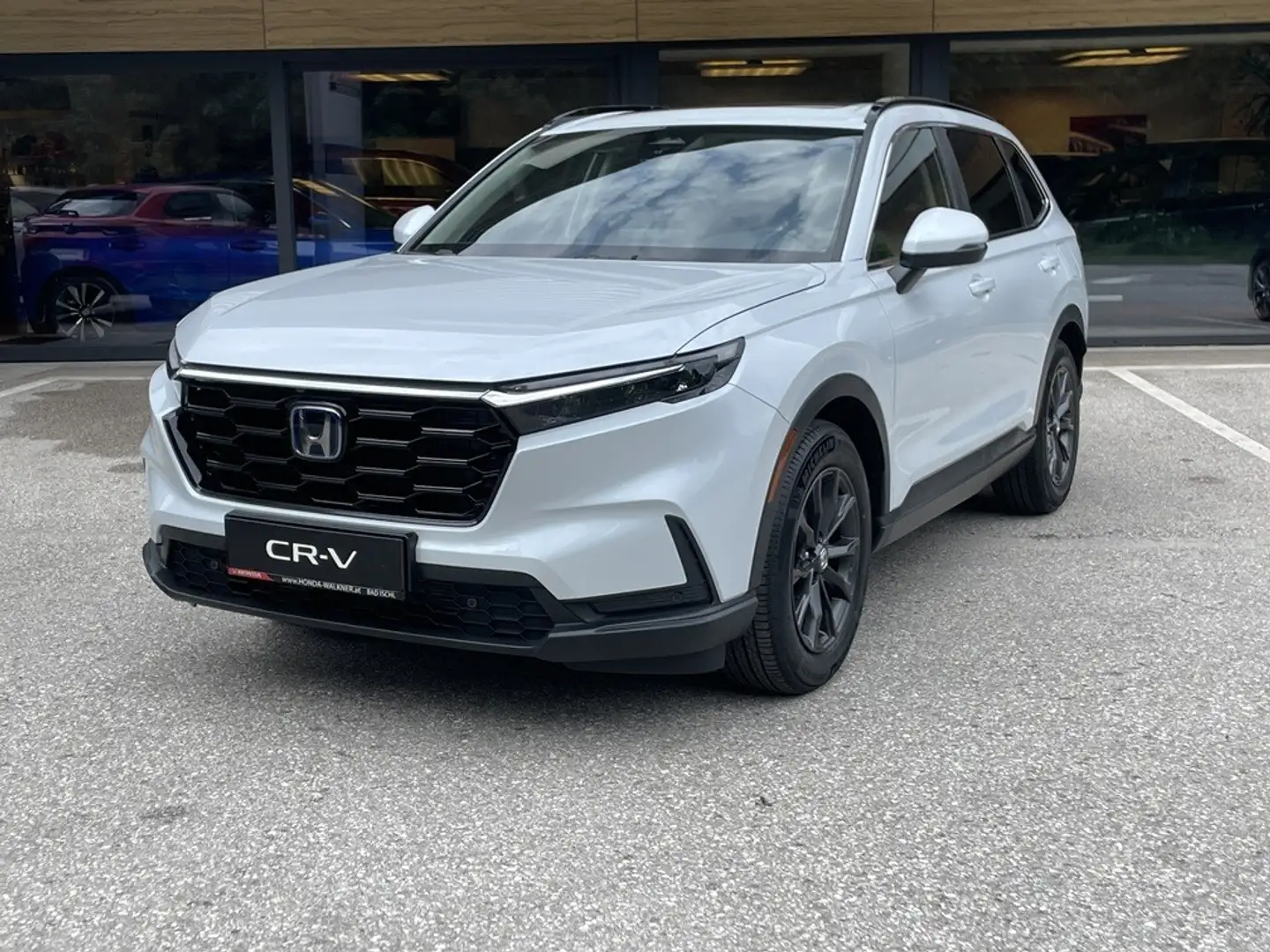 Honda CR-V 2,0 i-MMD Hybrid Elegance Aut. Weiß - 1