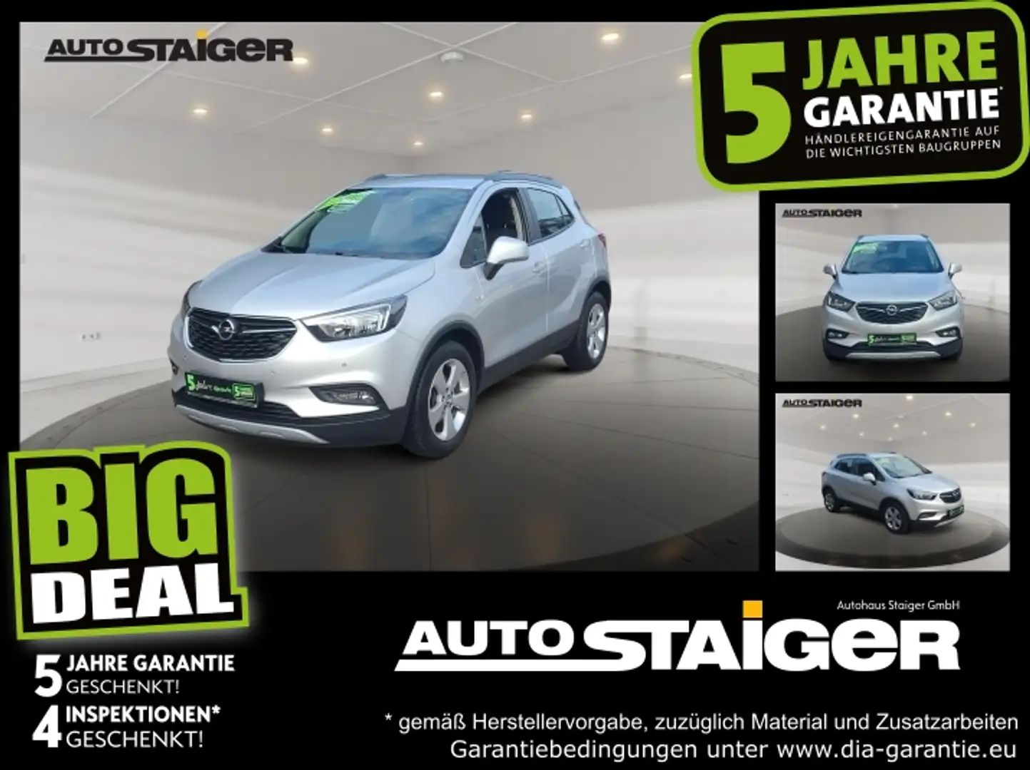 Opel Mokka X 1.4 Turbo Winterpaket*Parksensoren Silber - 1