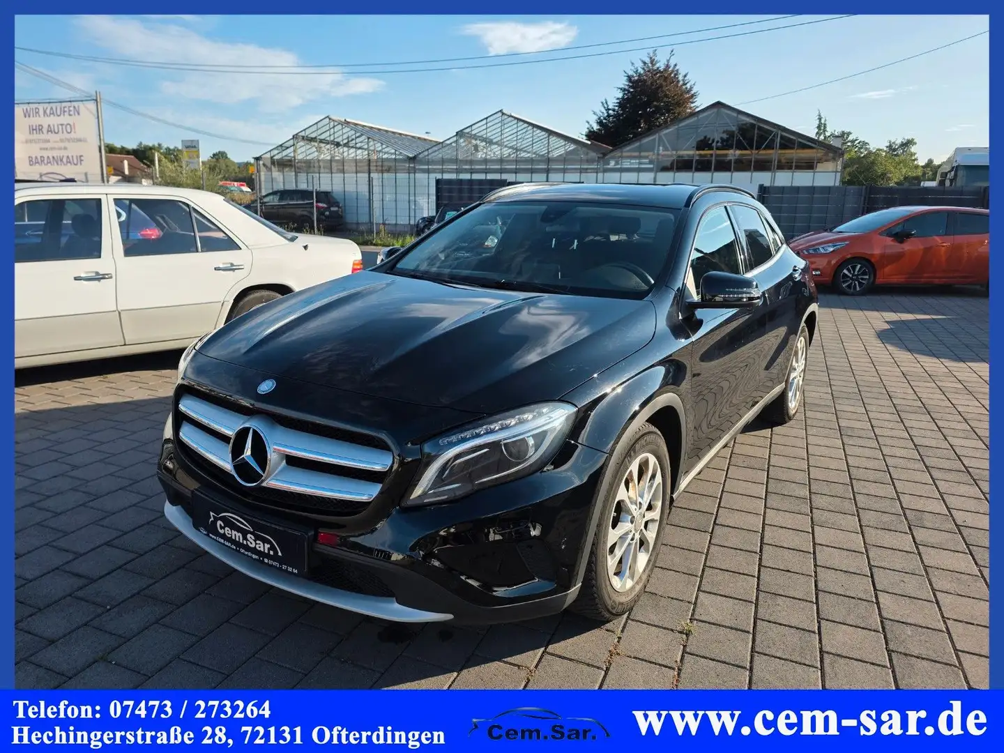 Mercedes-Benz GLA 200 CDI *Navi*8xFach ALU-Felgen*EURO6*Bi-Xen Noir - 1