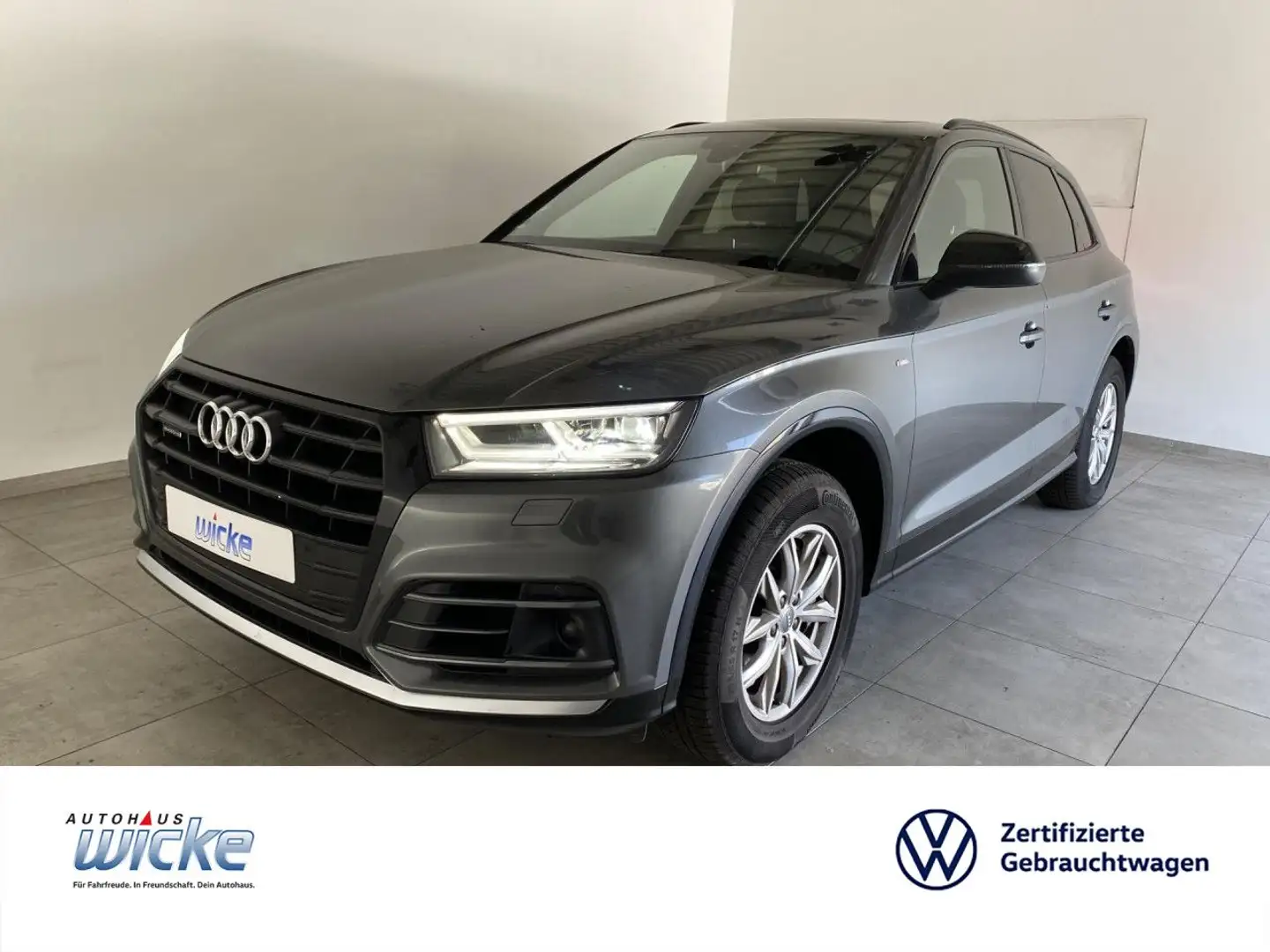 Audi Q5 50 TDI quattro S tronic S Line NAVI KLIMA LED P Gris - 1