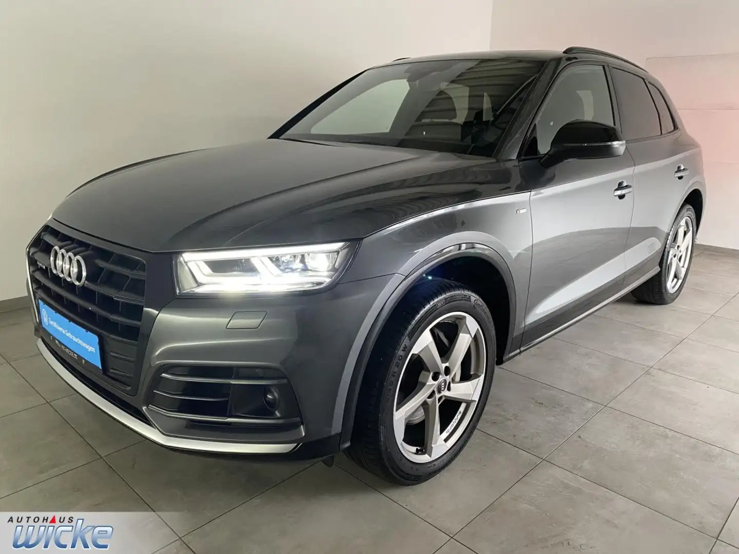 Audi Q5 50 TDI quattro S tronic S Line NAVI KLIMA LED P Grau - 2