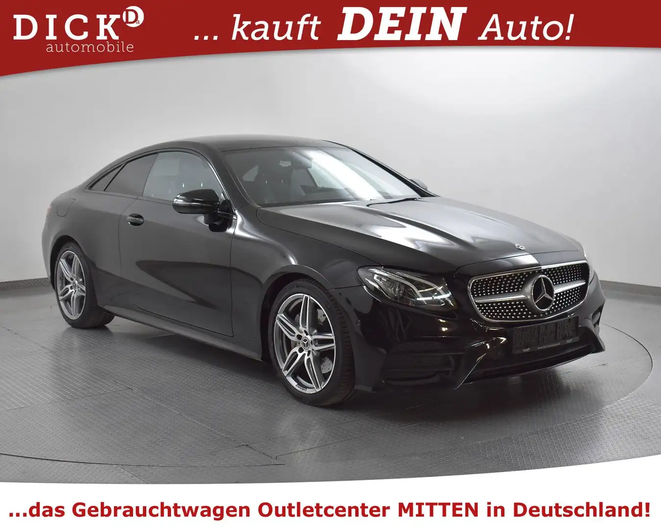 Mercedes-Benz E 220 d Coupe 2X AMG Line NIGHT+LED+SHZ+KAMER+19" Чёрный - 1