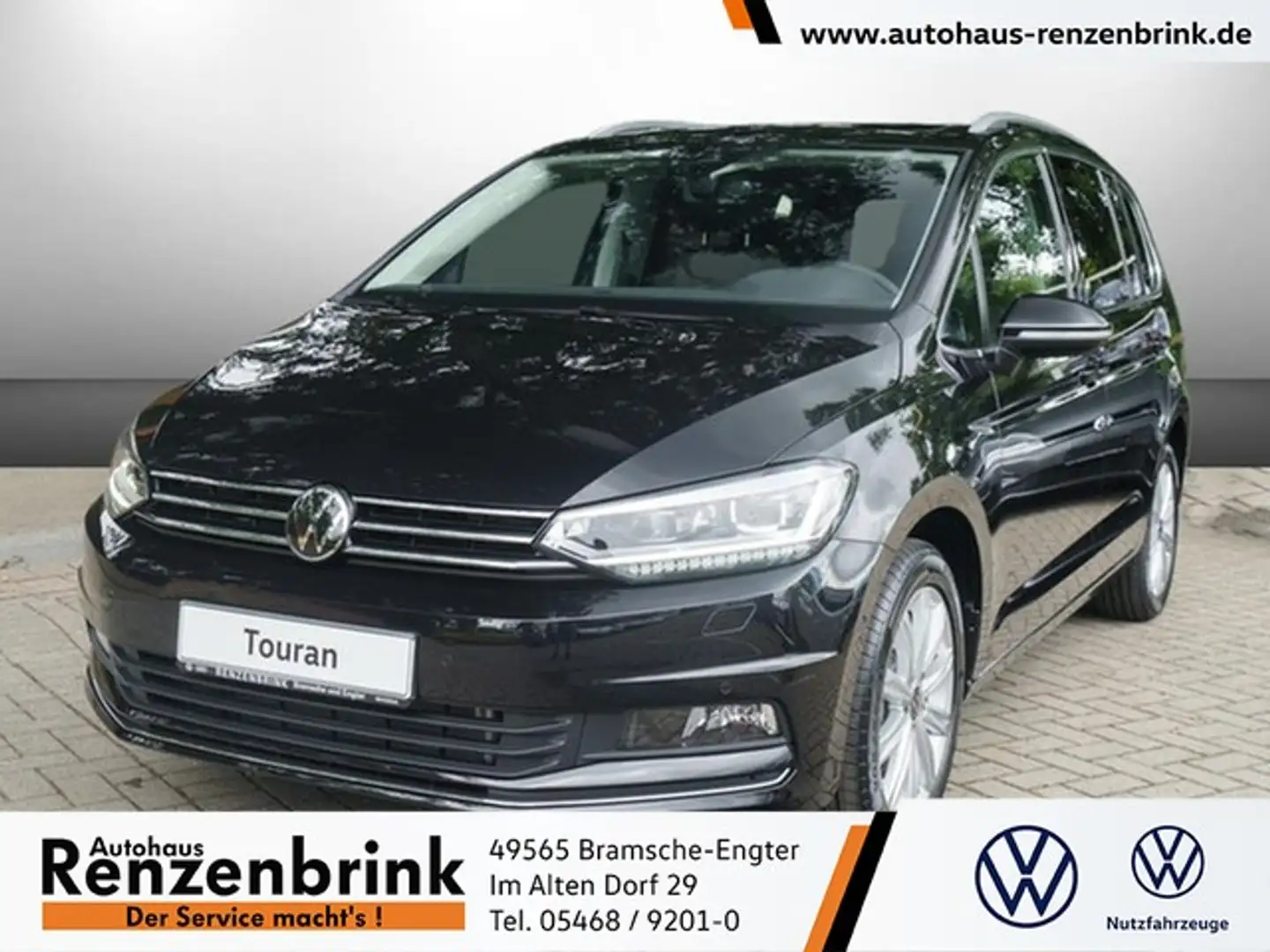 Volkswagen Touran Highline Highline TSI DSG 7-Sitzer Top-Paket AH... Zwart - 1