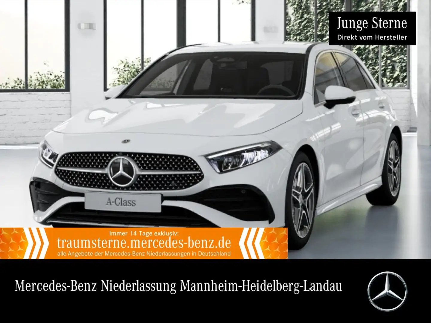 Mercedes-Benz A 250 e AMG+360°+LED+TOTW+KEYLESS+8G Weiß - 1