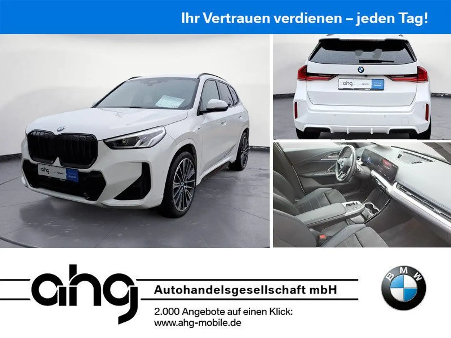 BMW X1 xDrive23i Steptronic Navi DSG Bluetooth PDC K Blanc - 1