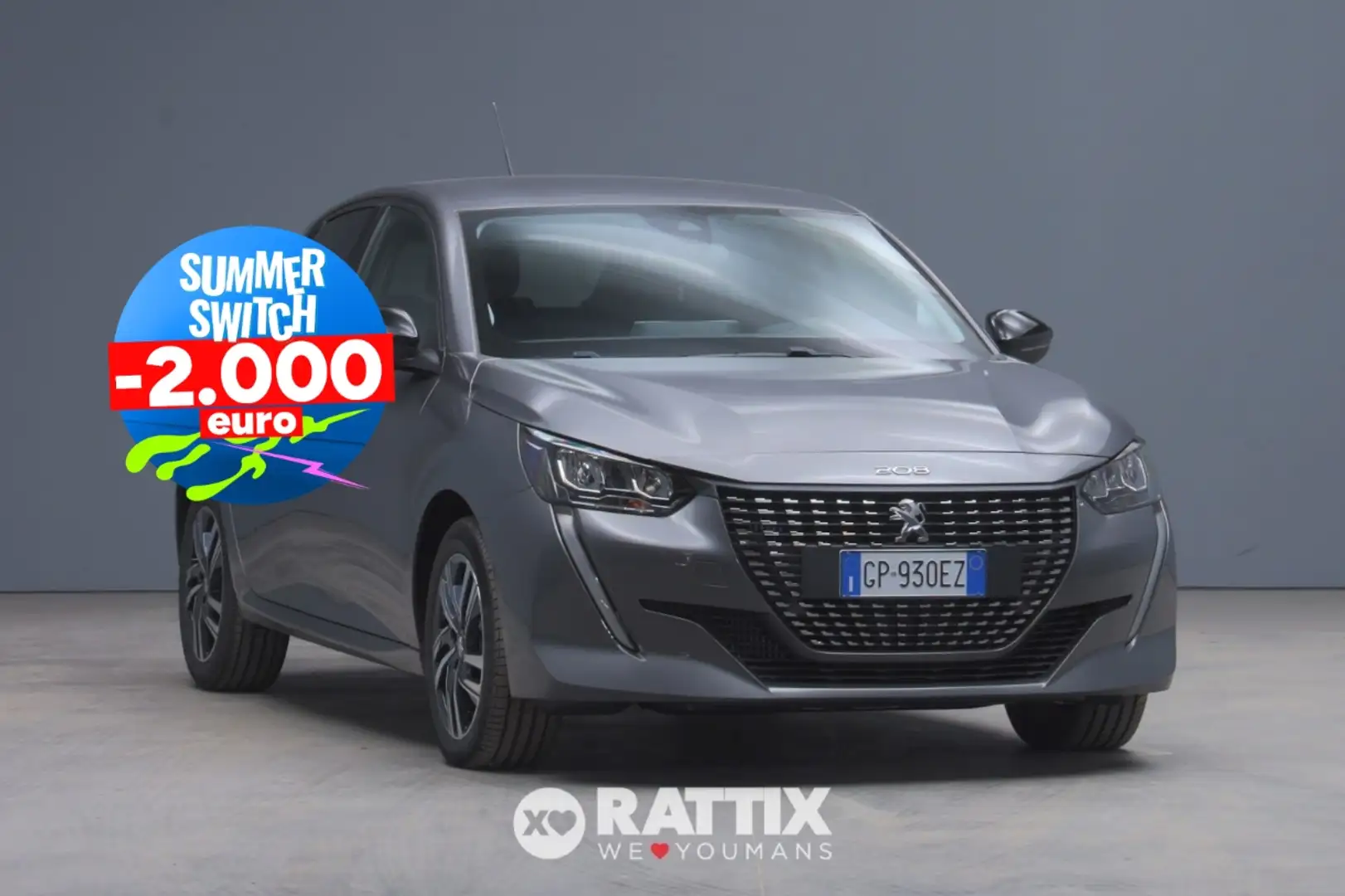 Peugeot 208 1.2 Puretech 100CV Allure Pack EAT8 Grey - 1