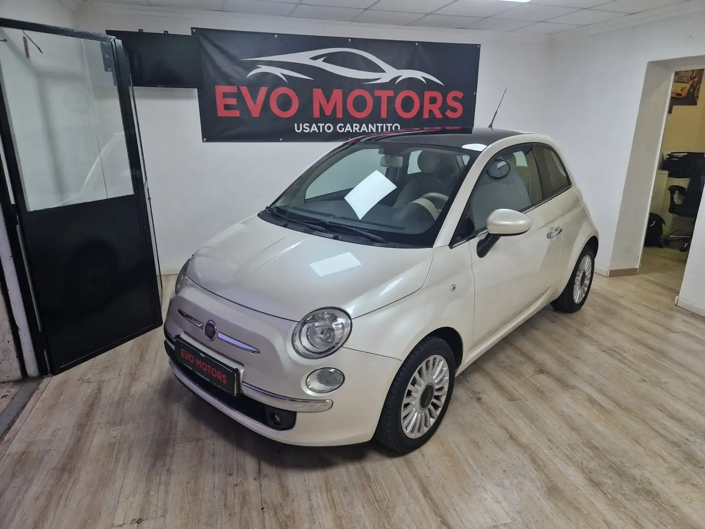 Fiat 500 500 1.2 Lounge Blanc - 1