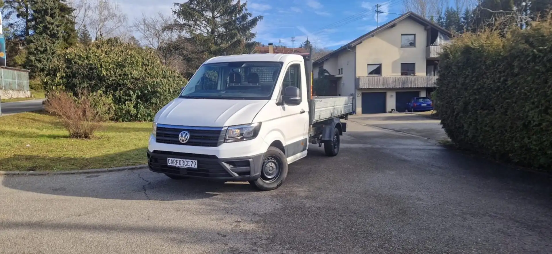 Volkswagen Crafter 35TDI 3 Seiten Kipper AHK KLIMA RÜCKFAHR Klima Weiß - 1