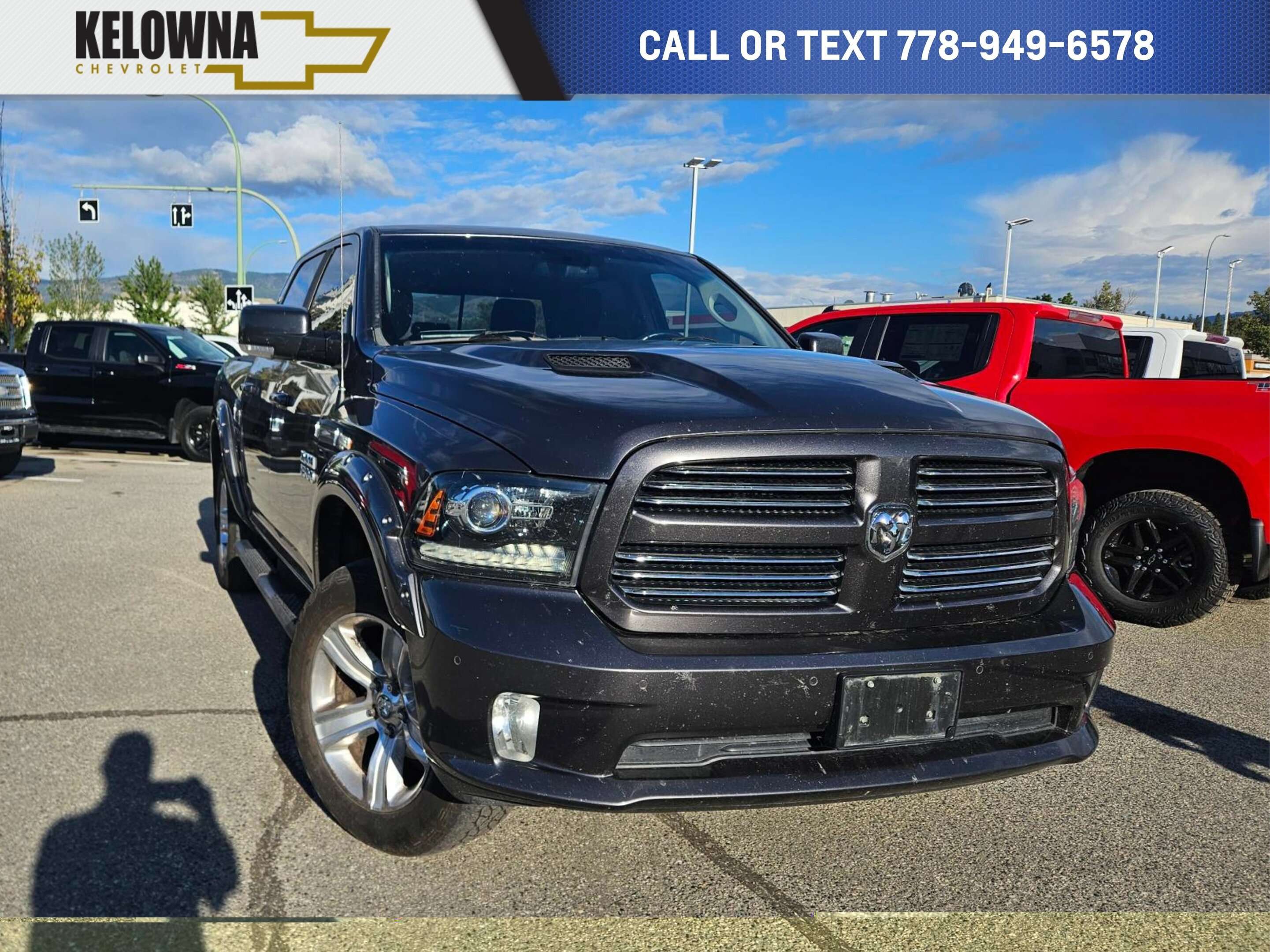 2016 RAM 1500 Sport | Remote Start | Sunroof | Keyless Entry | P