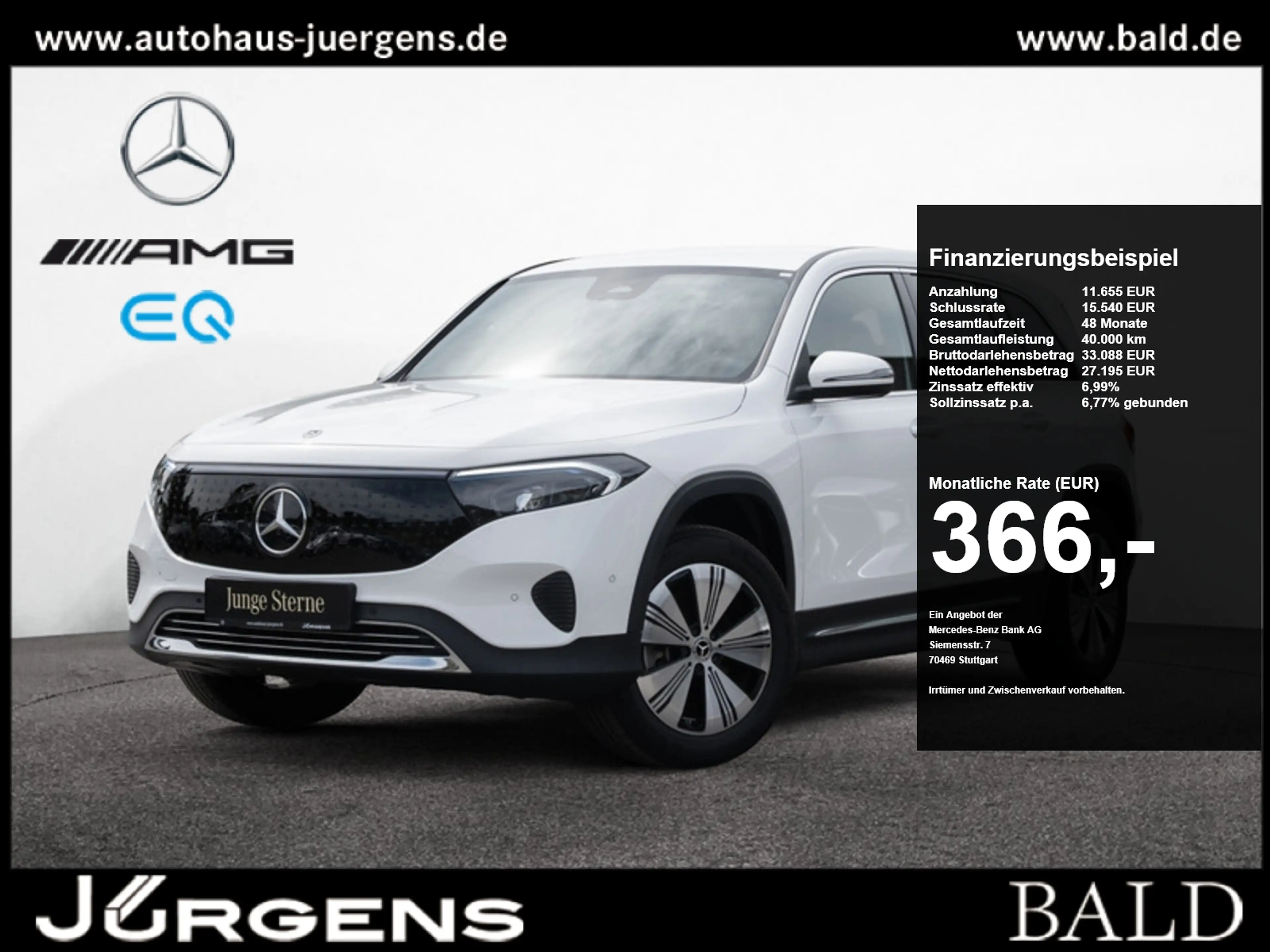 Mercedes-Benz EQB 250 + Progressive/LED/Cam/Totw/Winter/7Sitze