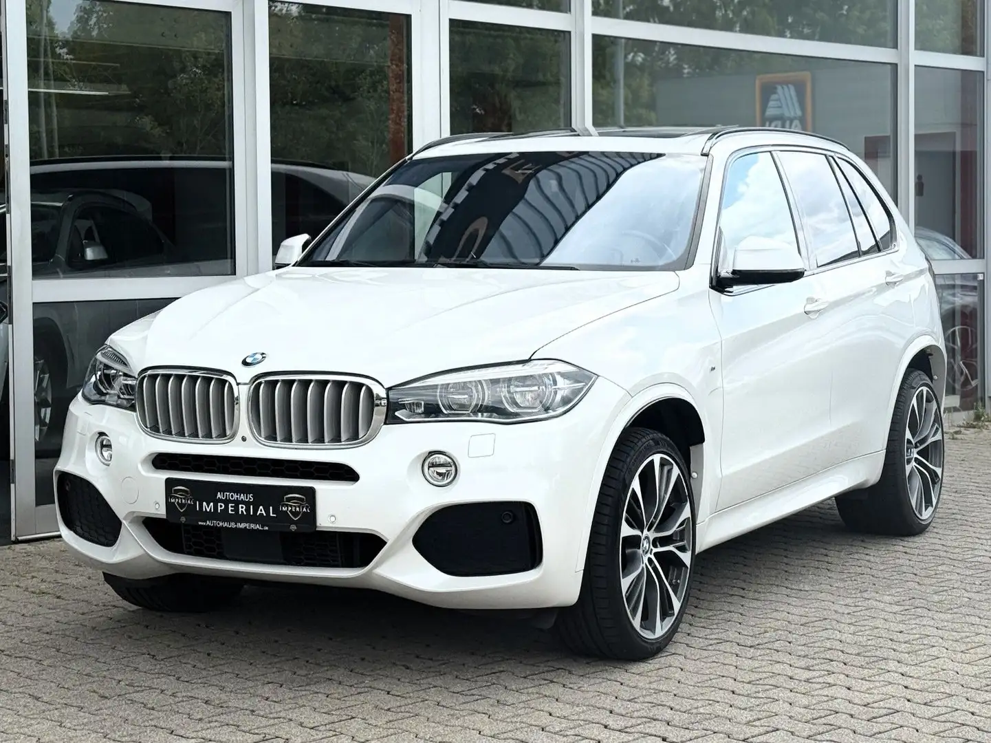 BMW X5 xD40d M SPORT SITZKLI+PANO+STDH+HUD+ACC+360+21 Blanco - 1