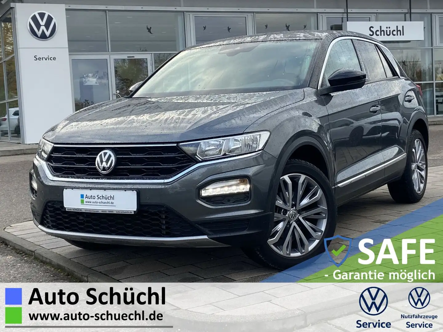 Volkswagen T-Roc 1.5 TSI UNITED NAVI+AHK+APP-CONNECT+18"+AC Grau - 1