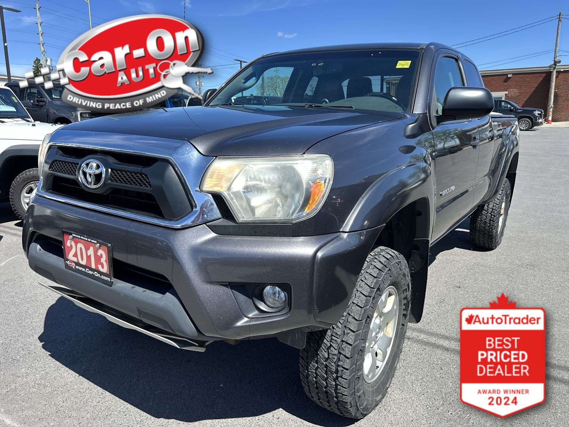 Gray 2013 Toyota Tacoma Access Cab V6 4WD Pickup Truck Four-Wheel Drive Automatic