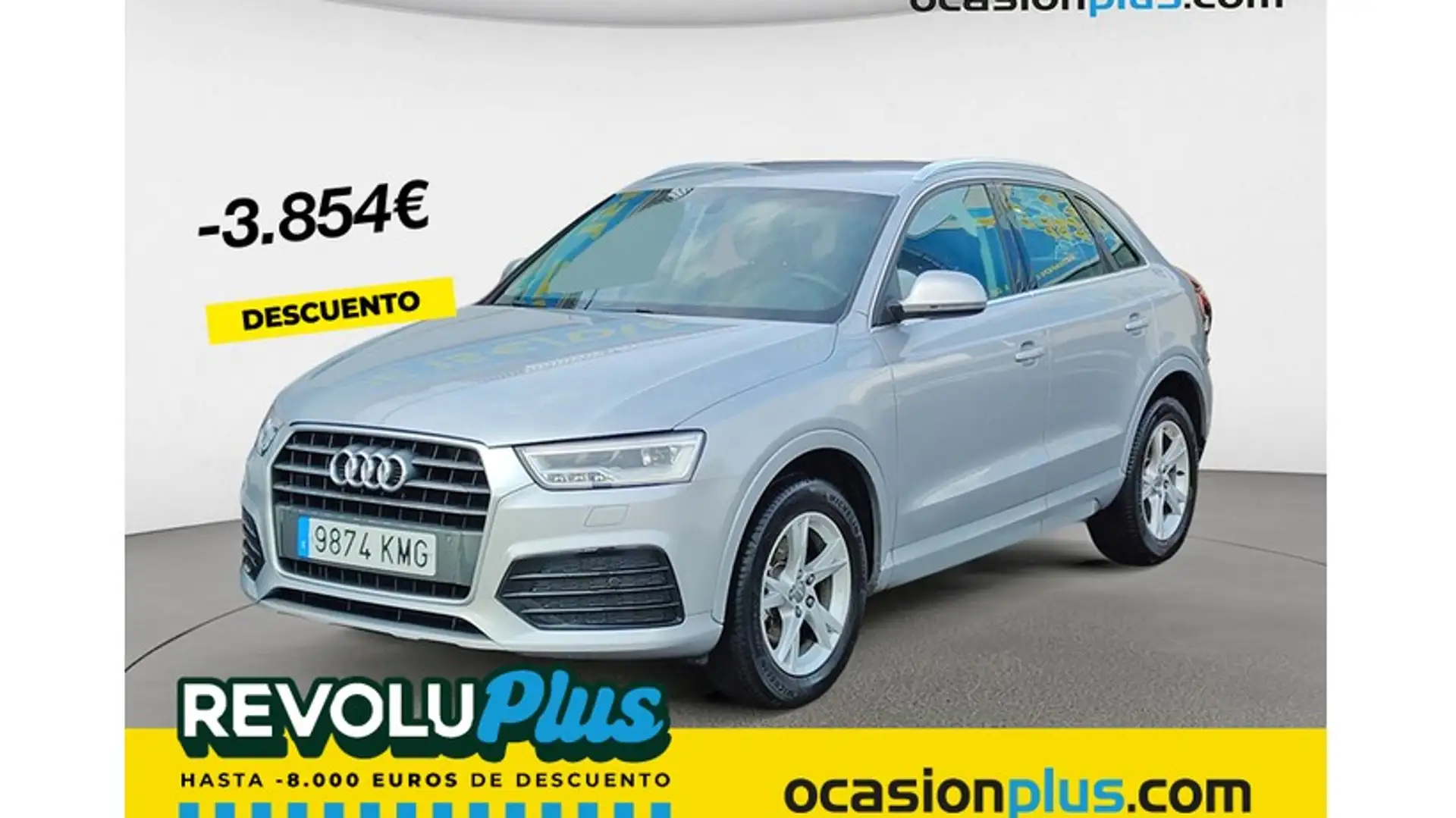 Audi Q3 2.0TDI Sport edition 88kW Plateado - 1