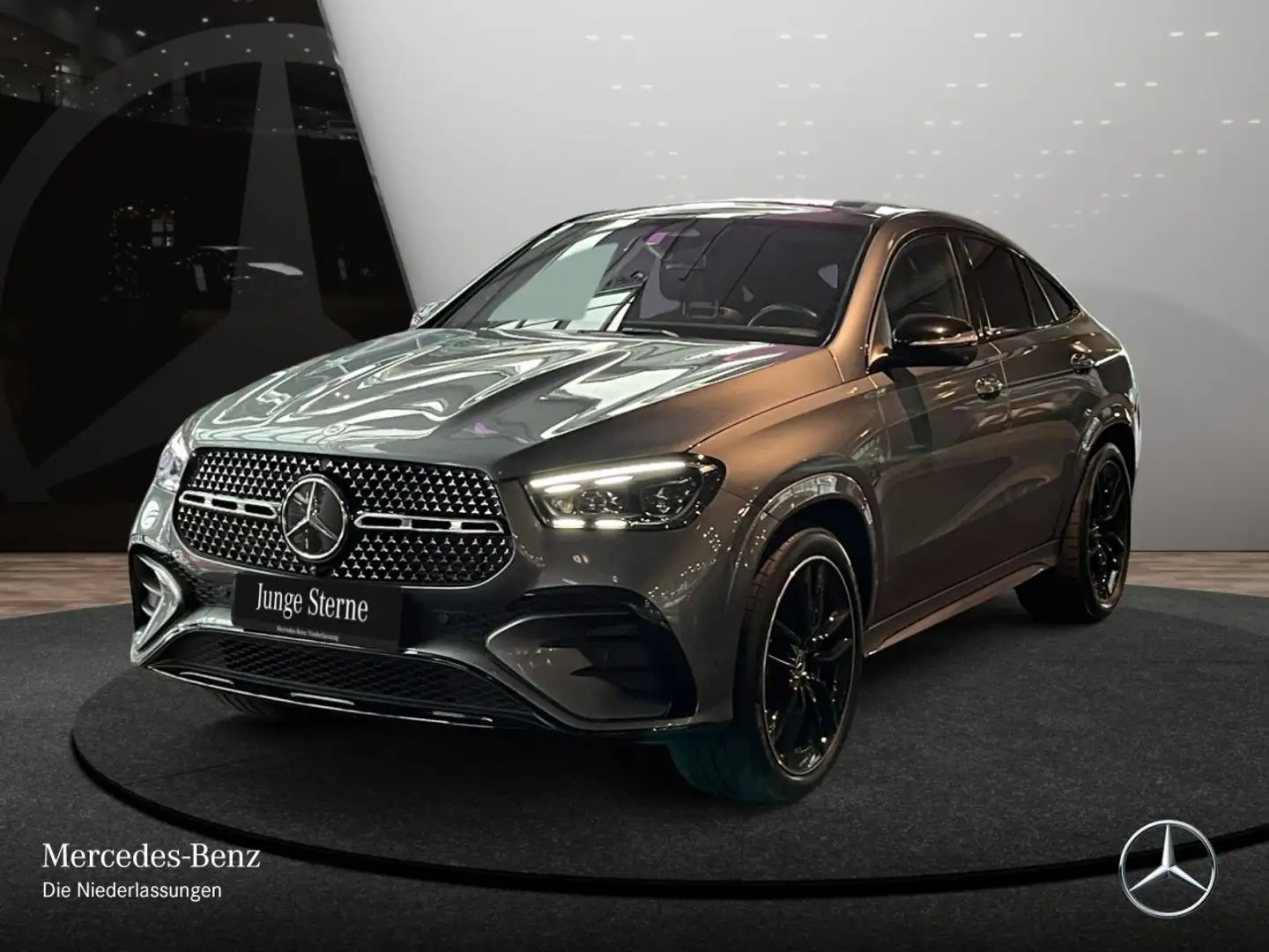 Mercedes-Benz GLE 450 d Coupé 4M AMG+NIGHT+PANO+360+AHK+STHZG Grau - 2