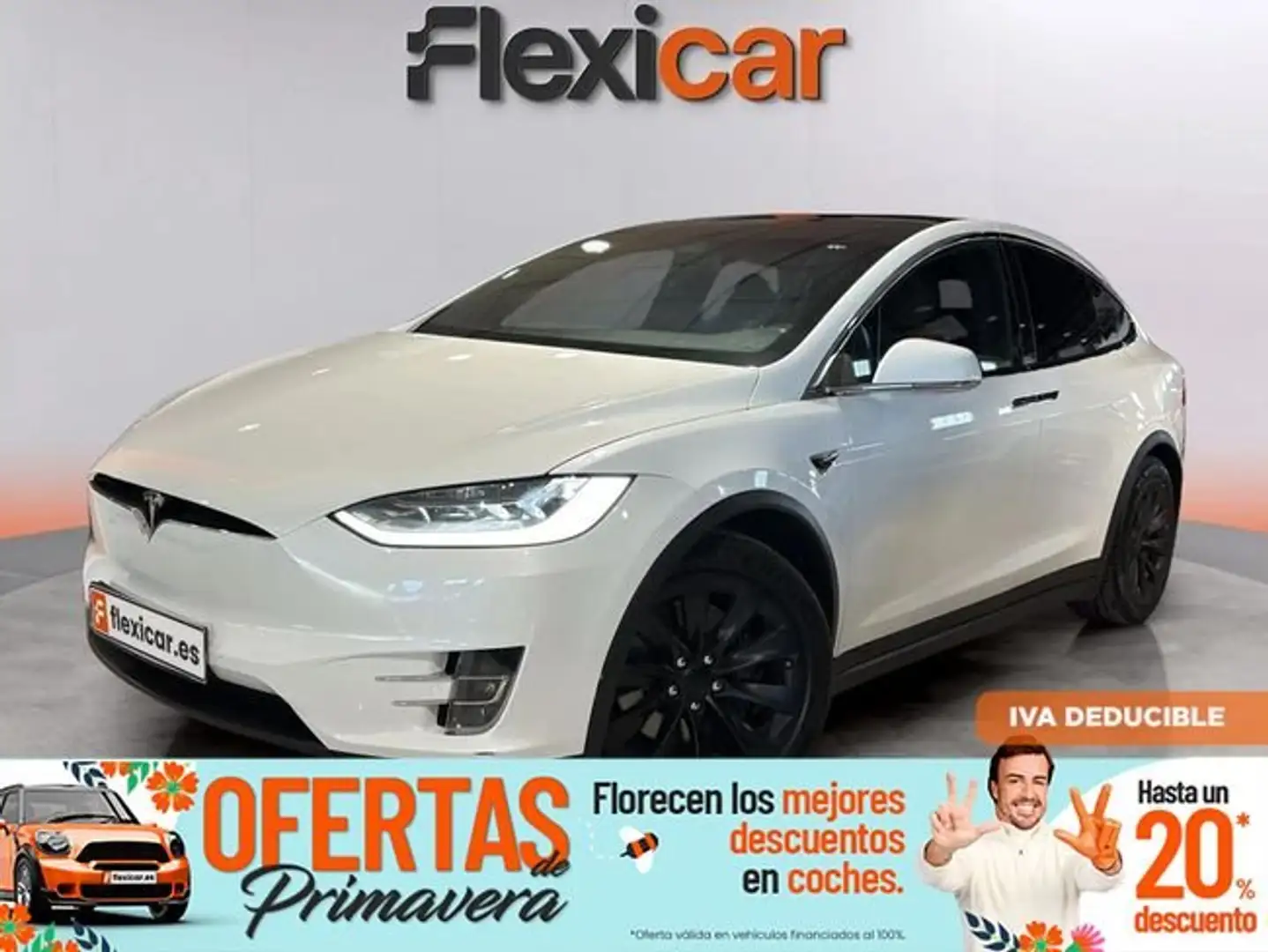 Tesla Model X Gran Autonomía 4WD Blanco - 1