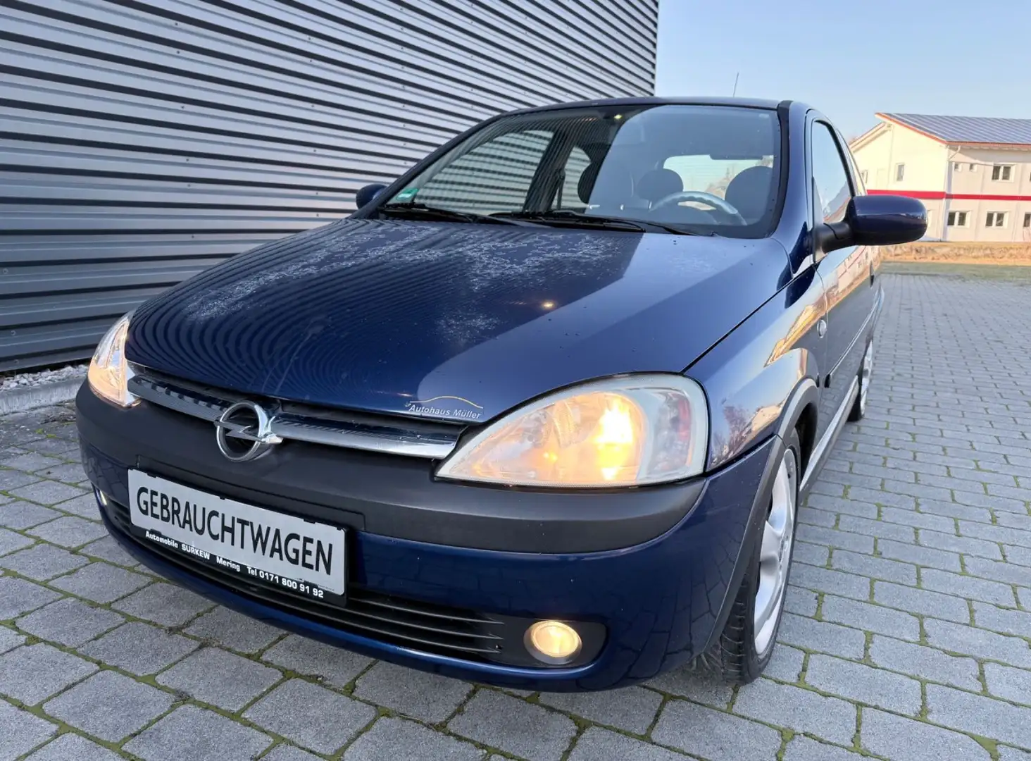 Opel Corsa C 1.2 Ltr.- Klima/ Euro4/TÜV:neu Blau - 1