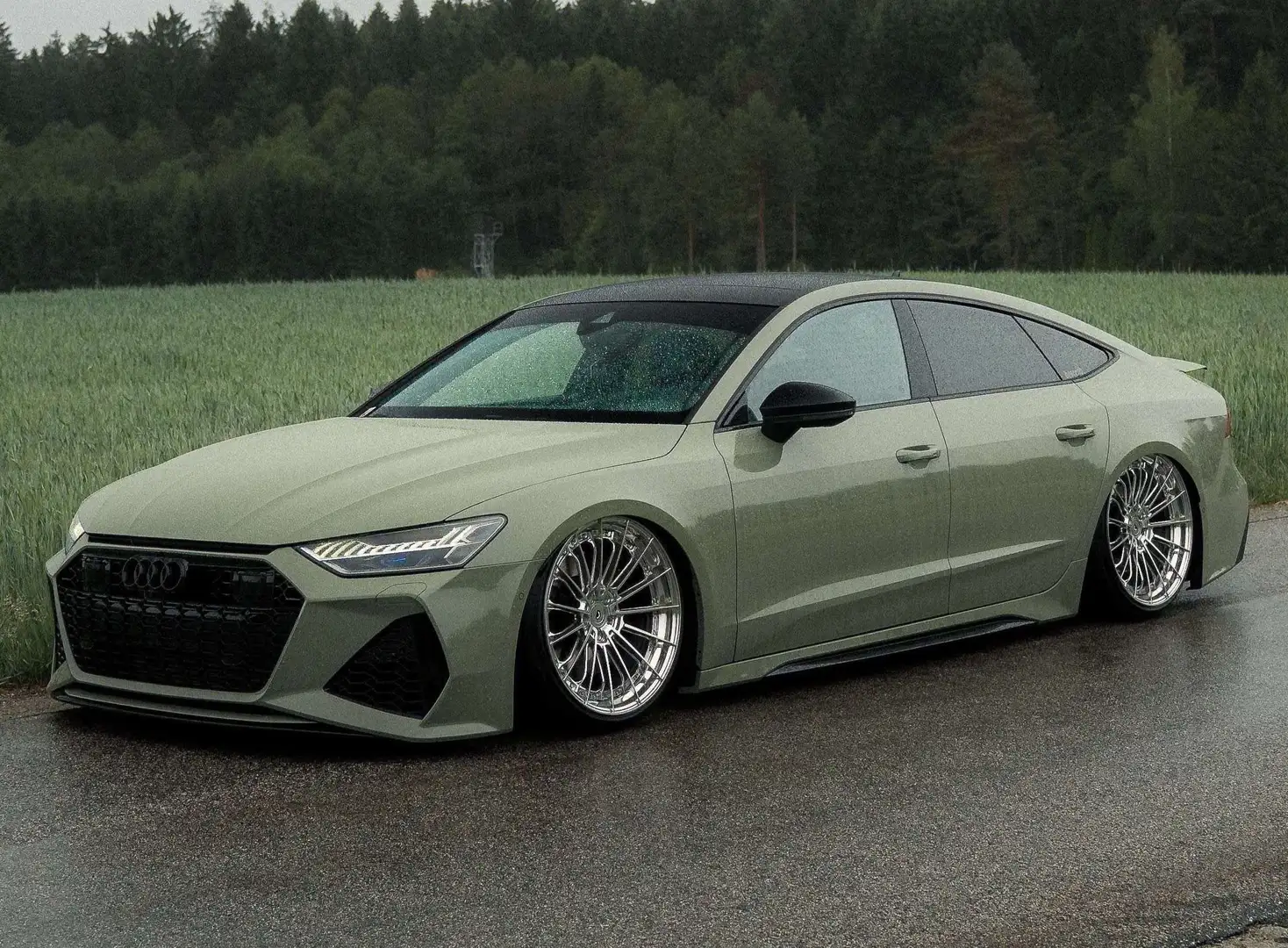 Audi A7 55TFSI Quattro RS7 (Motor überholt) Grün - 1