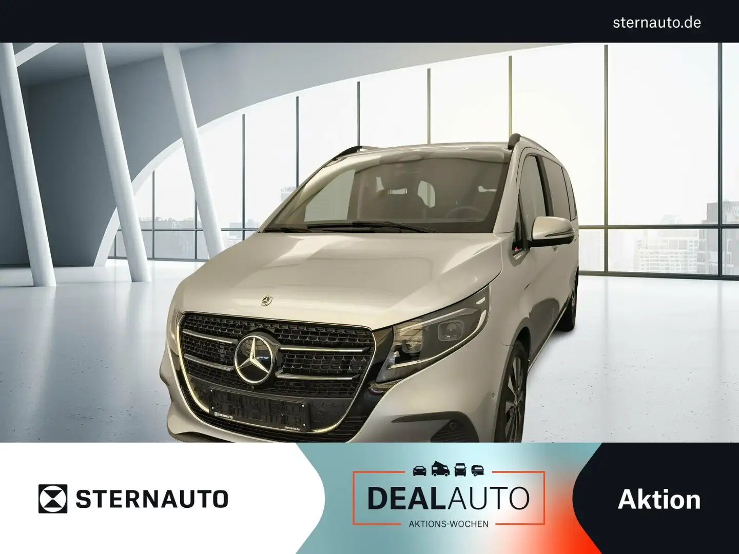 Mercedes-Benz V 220 V 220 d Style/K DISTR. M-BEAM Widescreen AHK  Navi Silber - 1