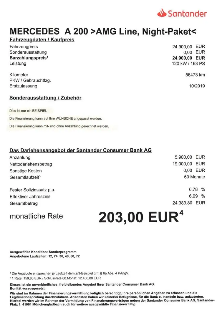 Mercedes-Benz A 200 AMG LINE NightPaket/LED/NAV/SHZ/KAM/MBUX Weiß - 2