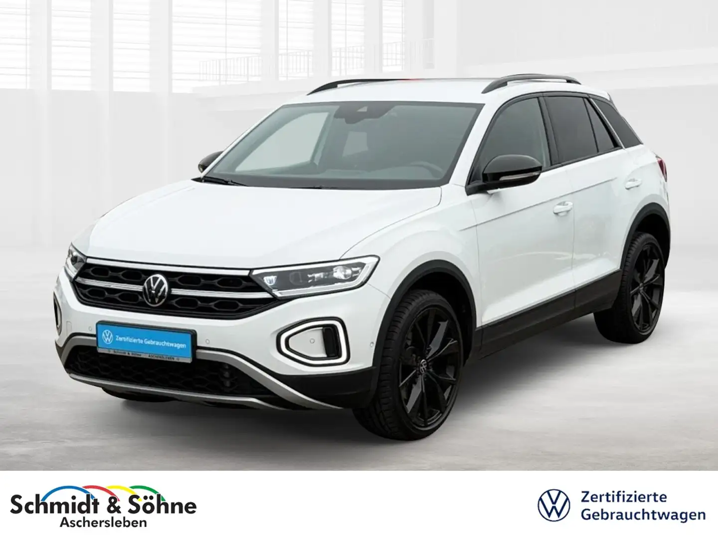 Volkswagen T-Roc Style 1.5 TSI DSG AHK+ACC+LED+KAMERA+NAV Klima Blanc - 1