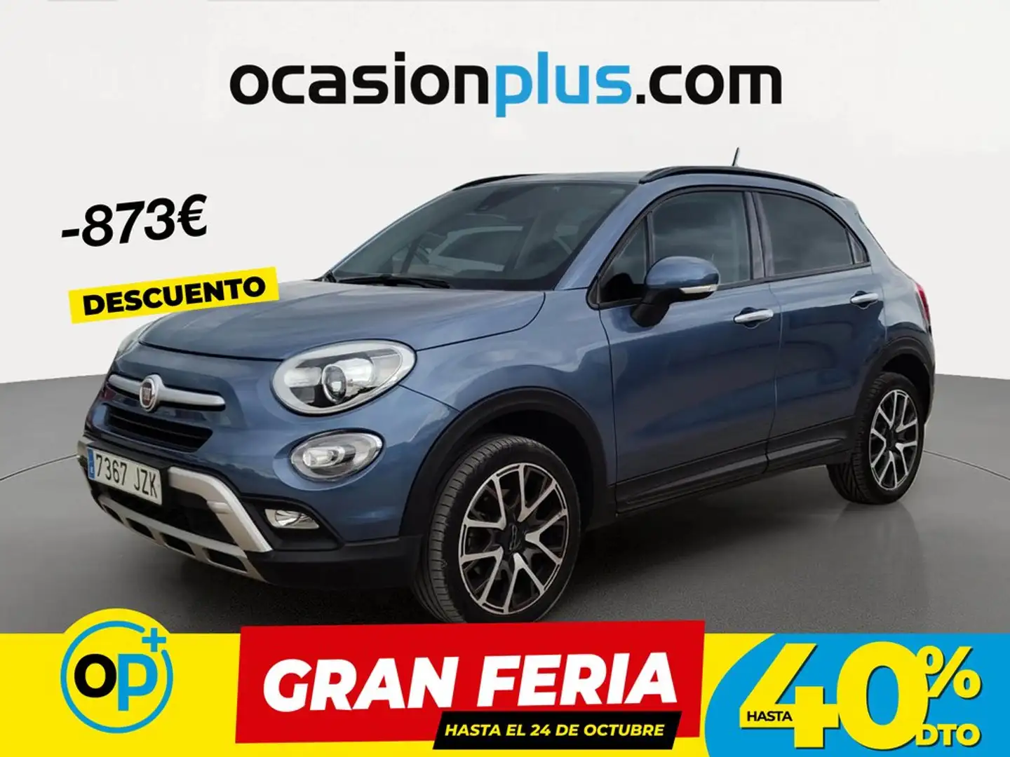 Fiat 500X 1.4 Multiair Cross Plus 4x4 Aut. 125kW Azul - 1