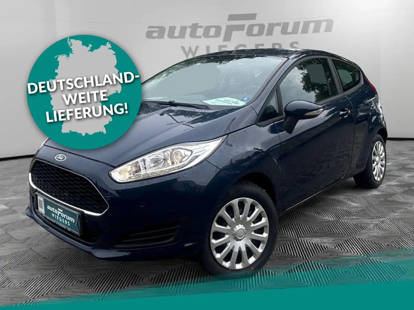 Ford Fiesta 1.25 Trend Klima+SHZ+PDC Blau - 1