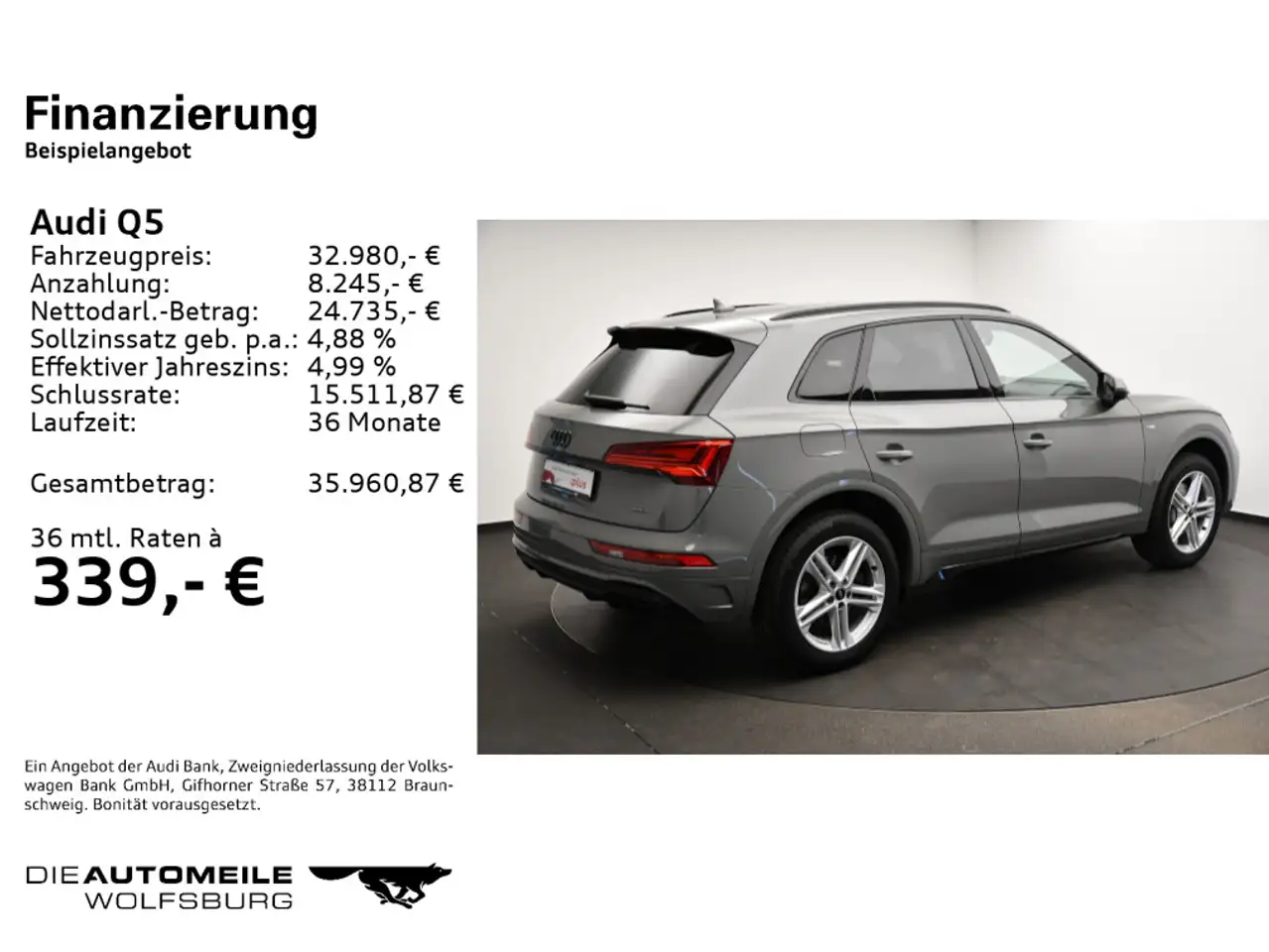 Audi Q5 50 TFSI e S-tronic quattro Tempo/Einparkhi/Si 2